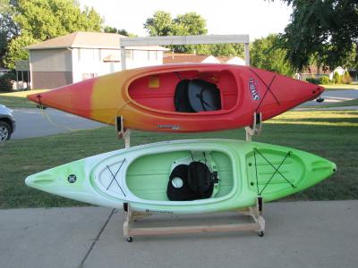 Homemade Kayak Storage Rack Korey Atterberry's Idle Chatter